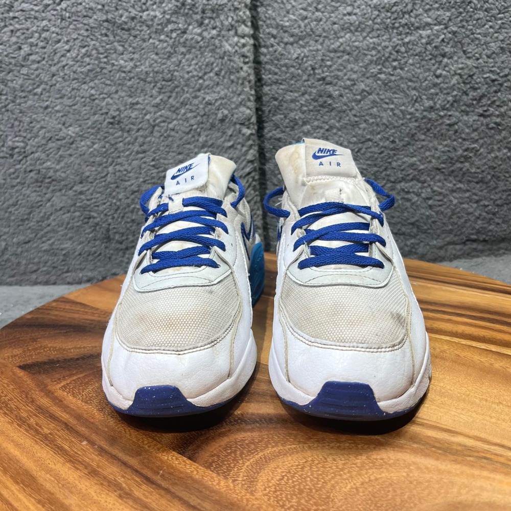 Nike Air Max Excee Sneakers White Blue Mens Shoes‎ Athletic Casual 7Y - Picture 8 of 12